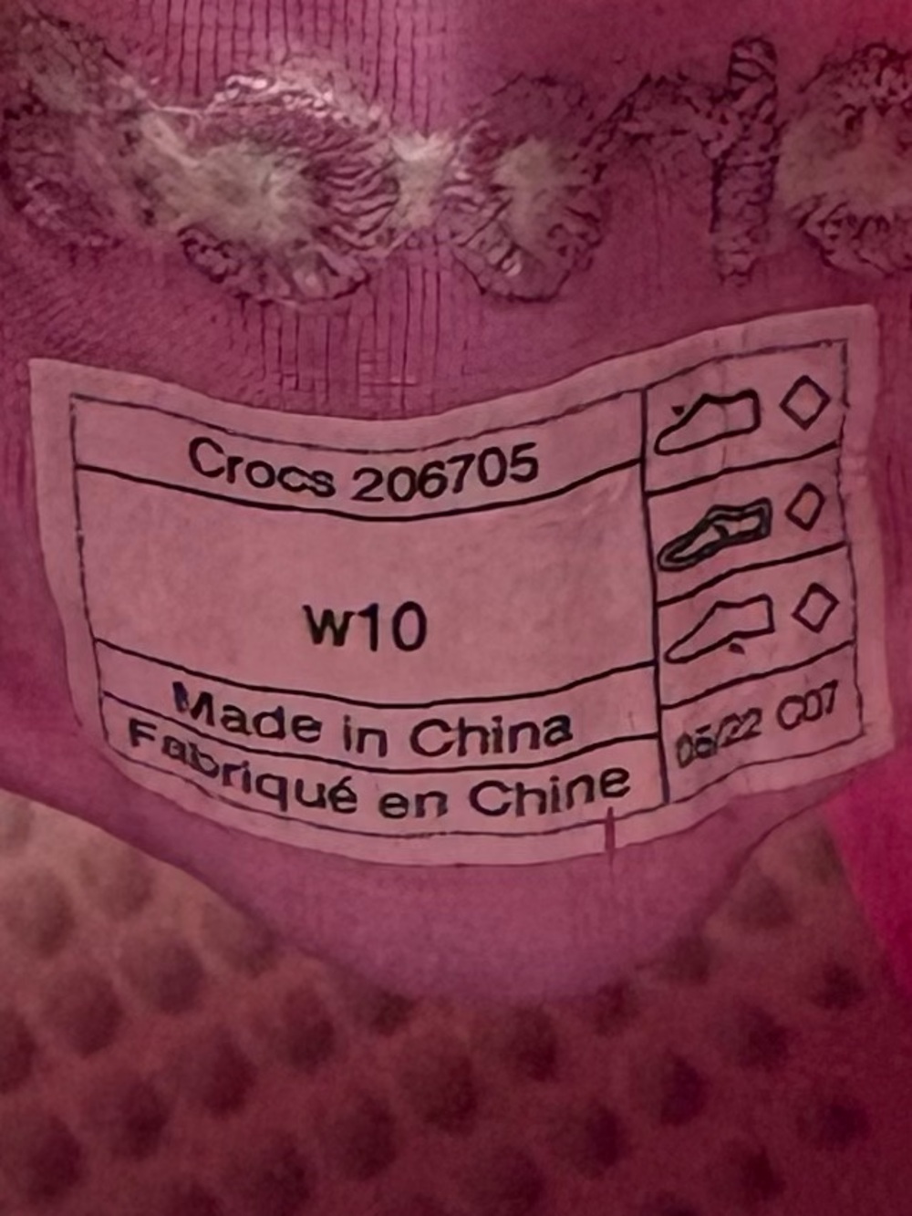 Crocs | LiteRide 360 Pacer Shoes - Pink White ; Womens 10 - Picture 8 of 8